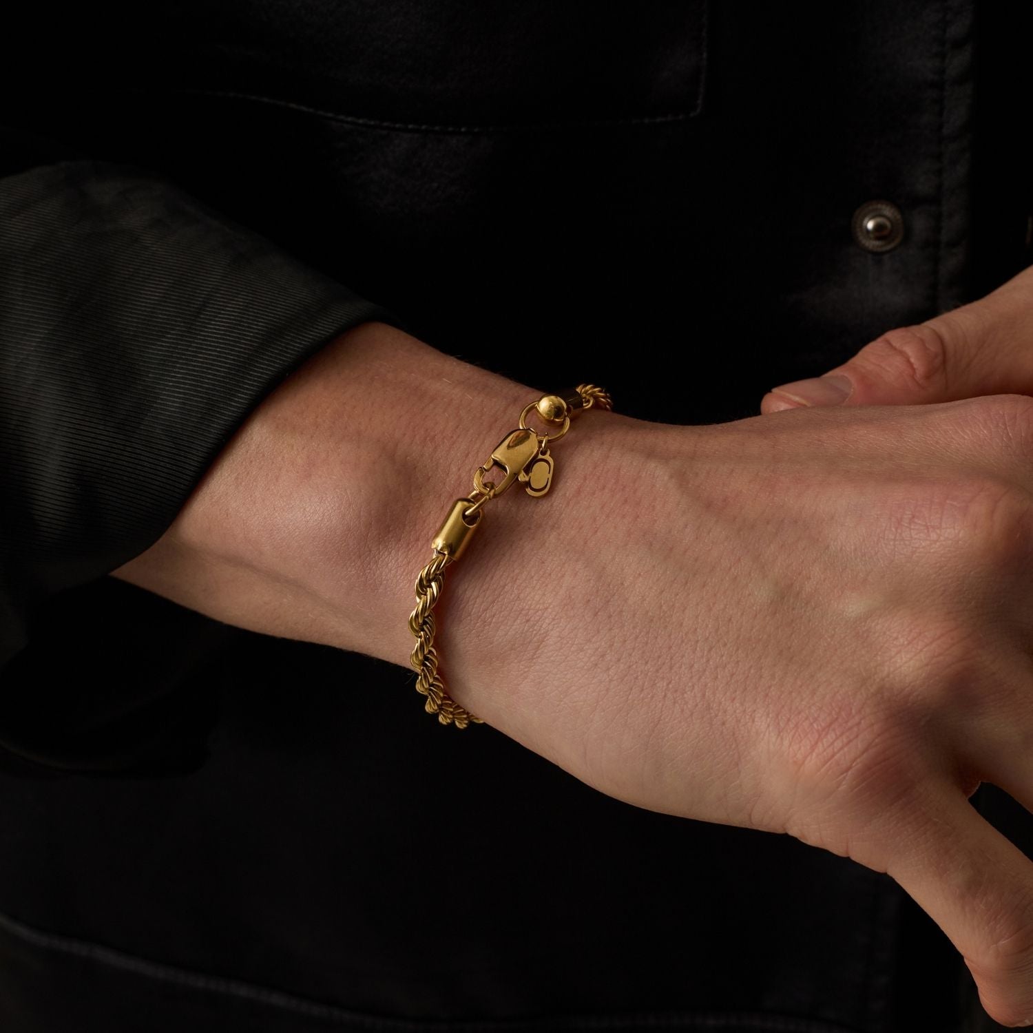 Rope Bracelet (Gold) 5mm - Image 3