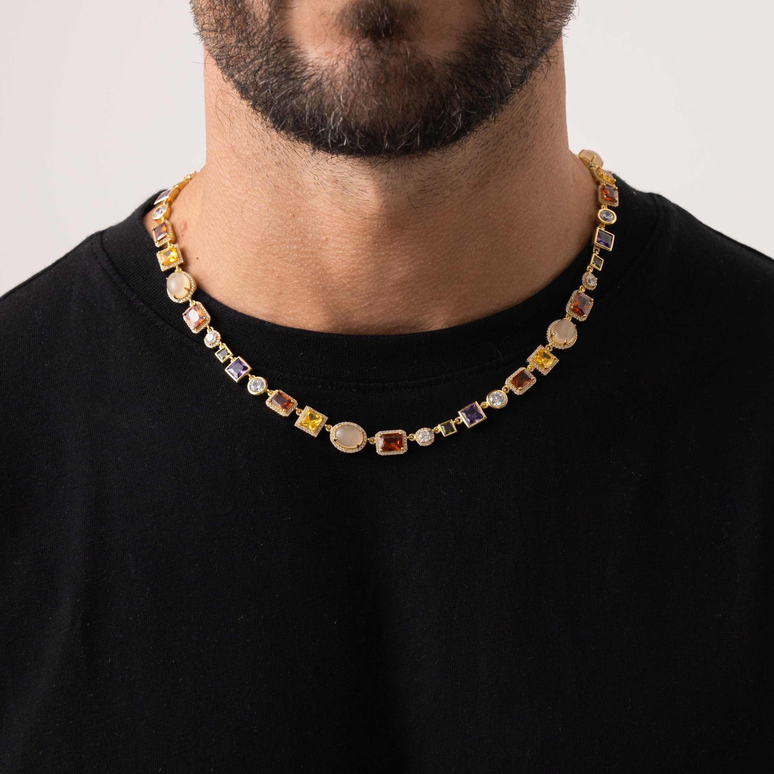 Gemstone Necklace (Gold) - Image 2