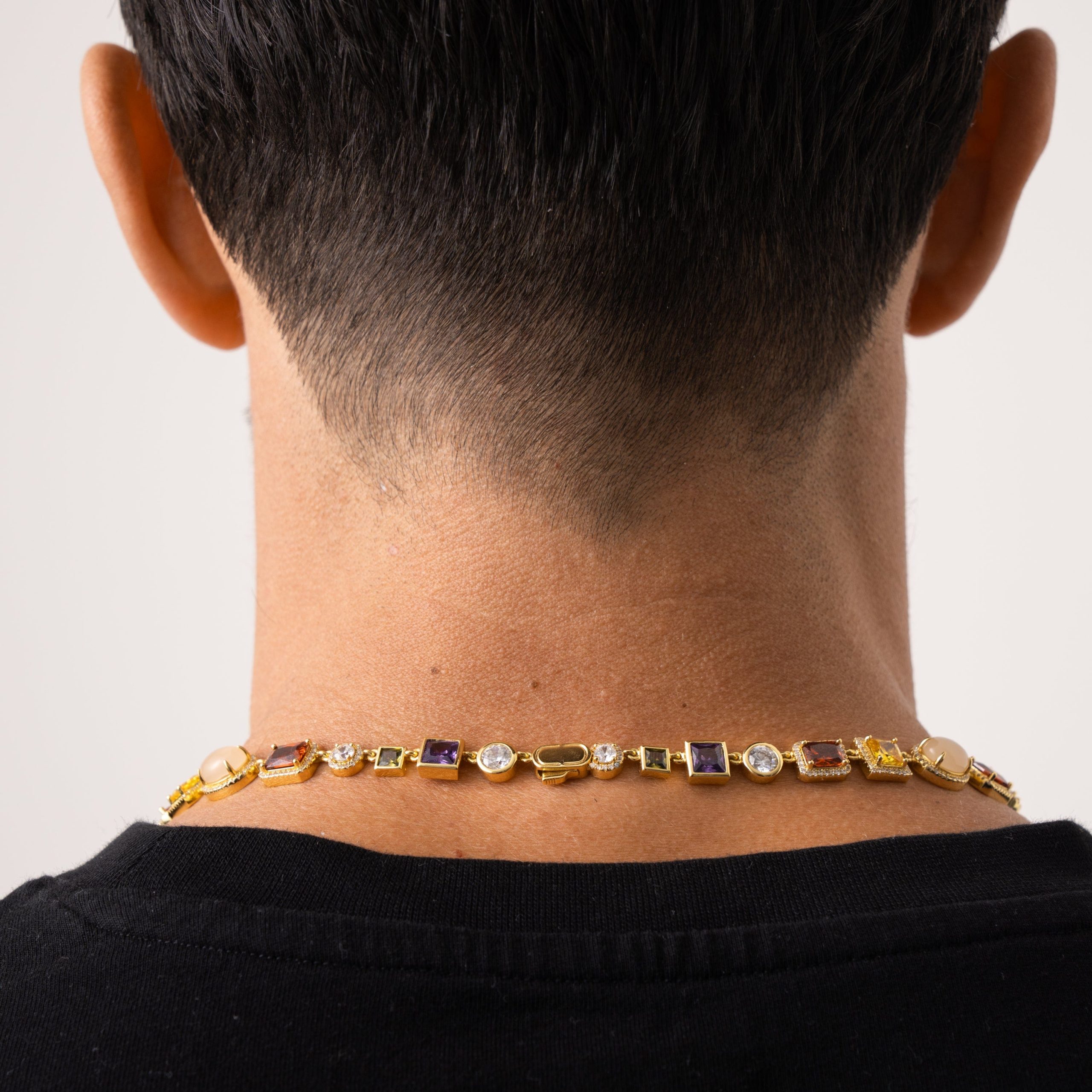 Gemstone Necklace (Gold) - Image 8