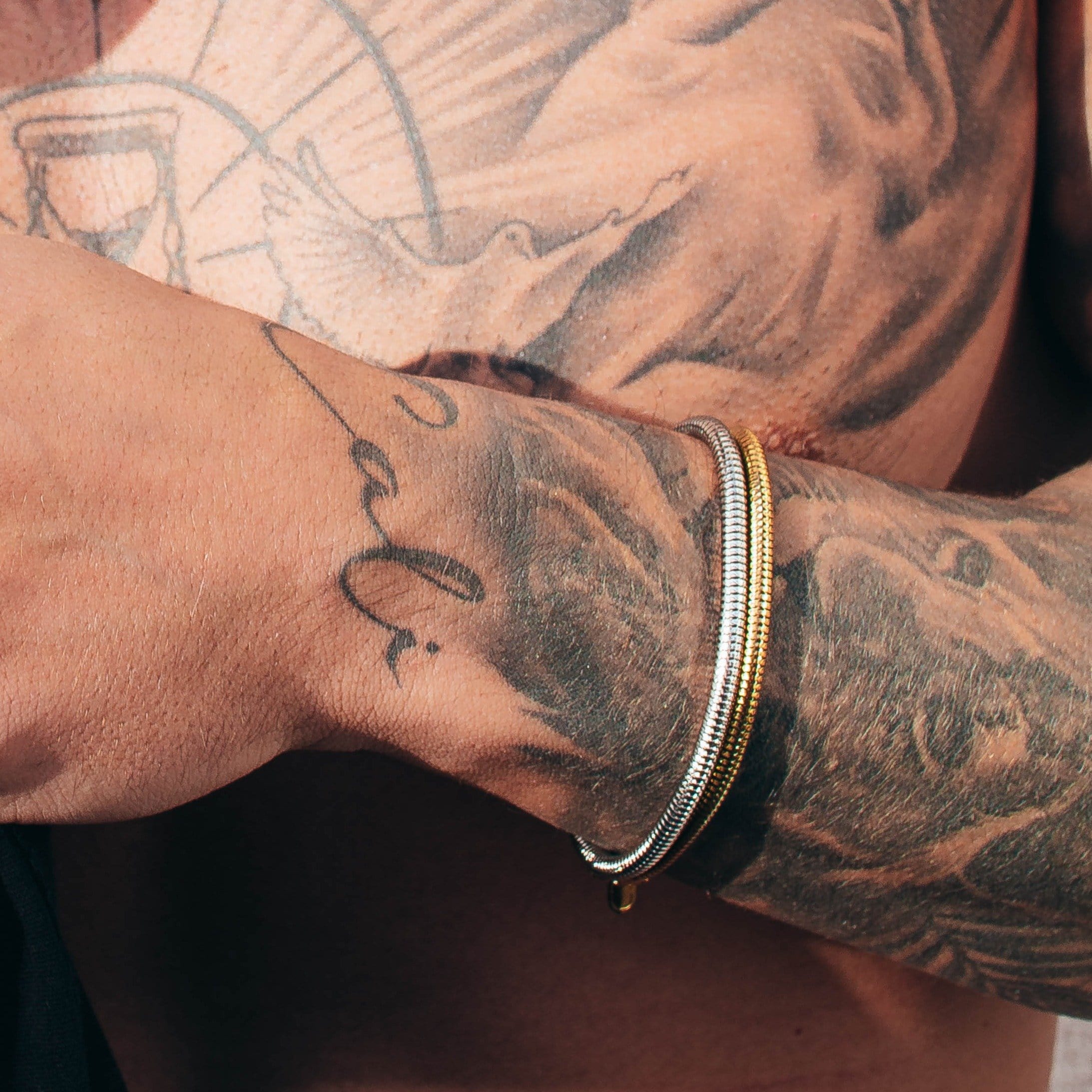 Snake Bracelet (Silver) 4mm - Image 2