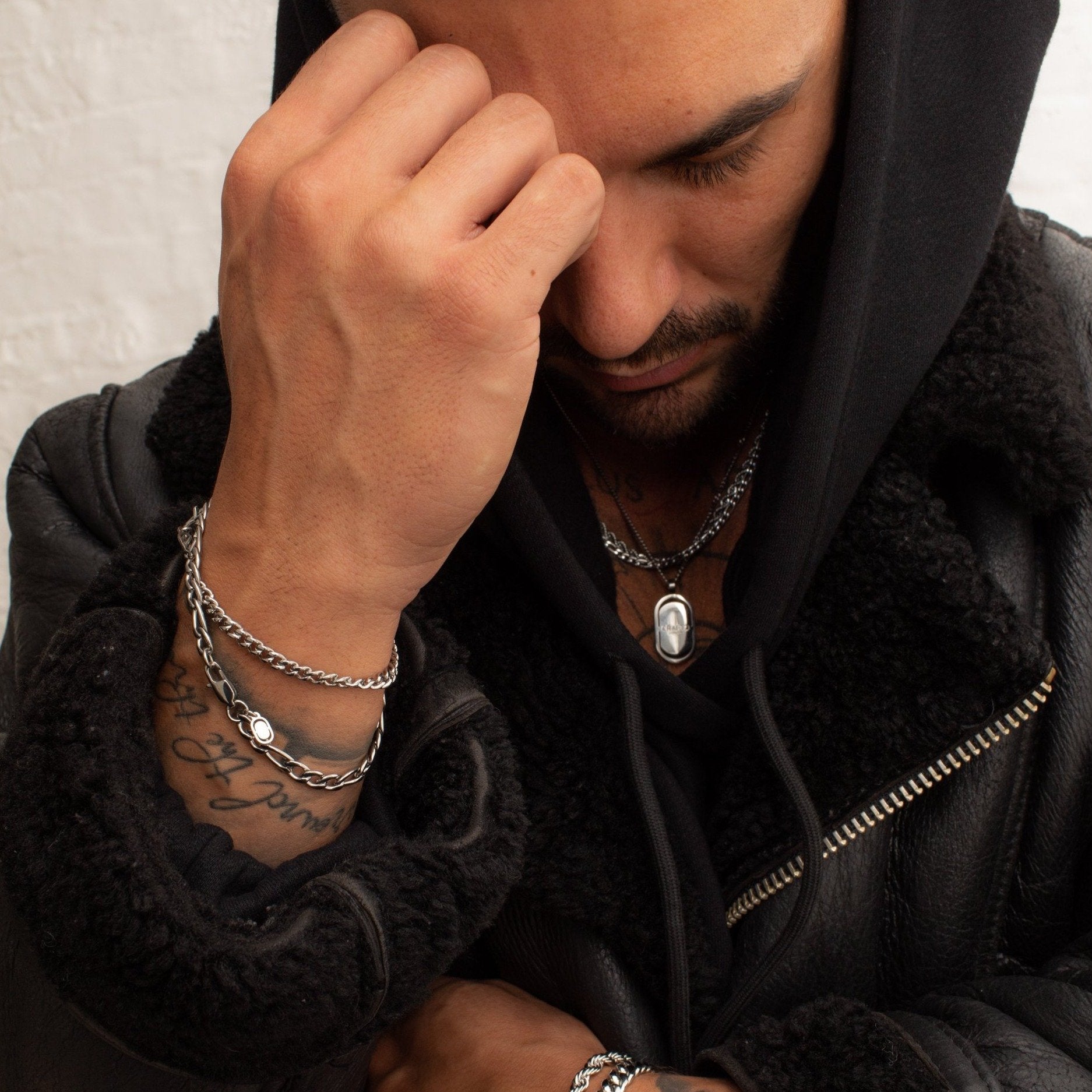 Cuban Bracelet (Silver) 4mm - Image 6