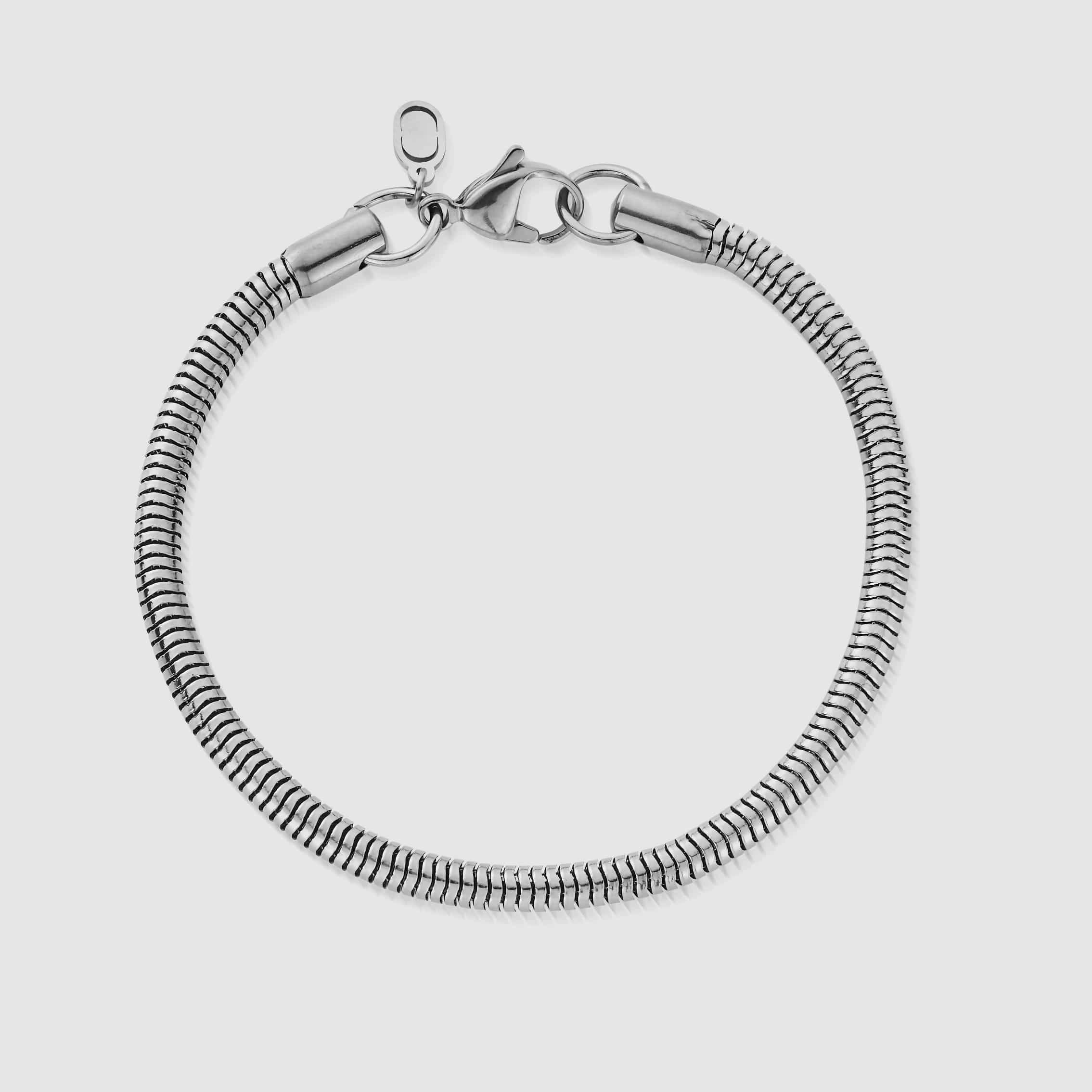 Snake Bracelet (Silver) 4mm - Image 3