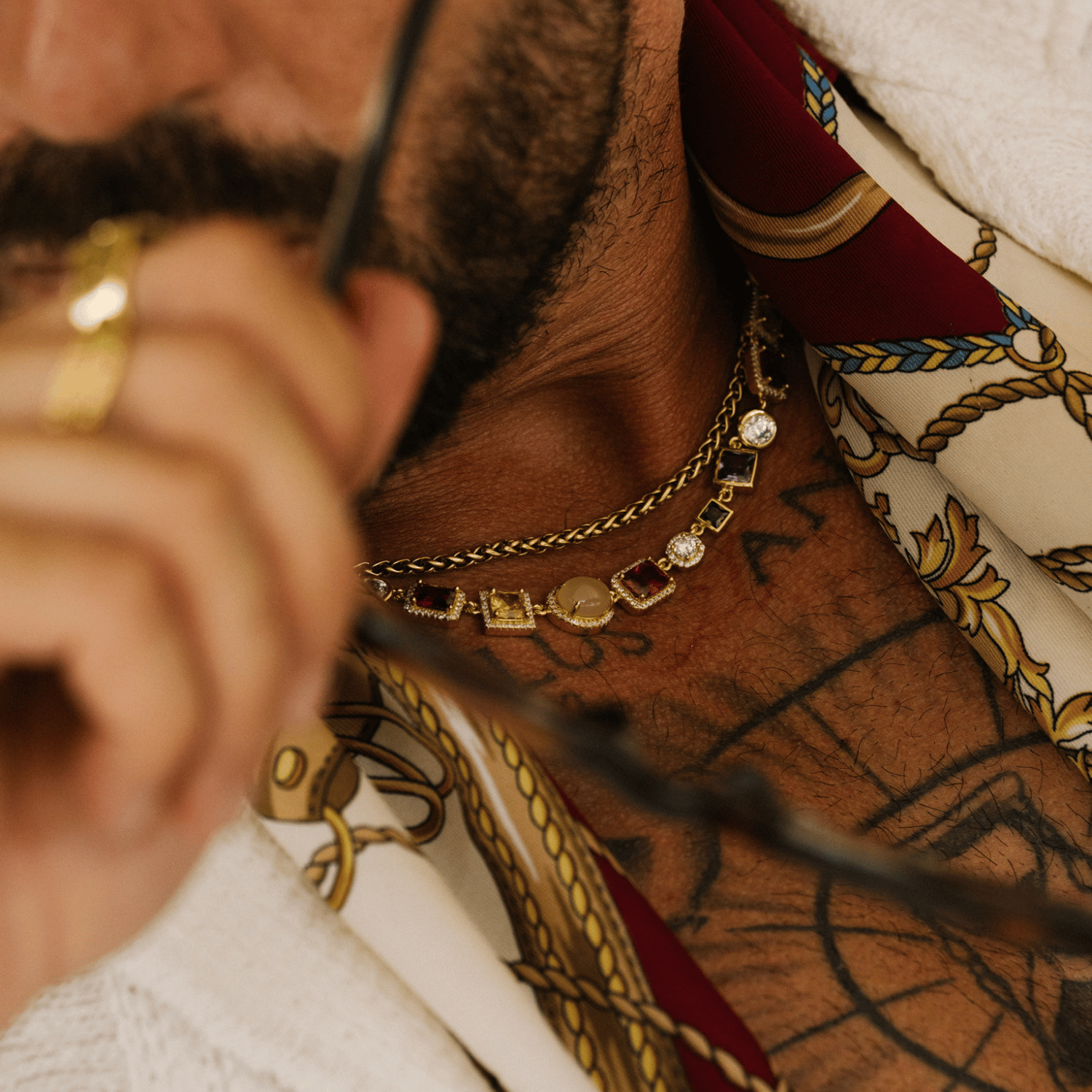 Gemstone Necklace (Gold) - Image 5